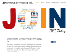 Tablet Screenshot of downtownperrysburg.org